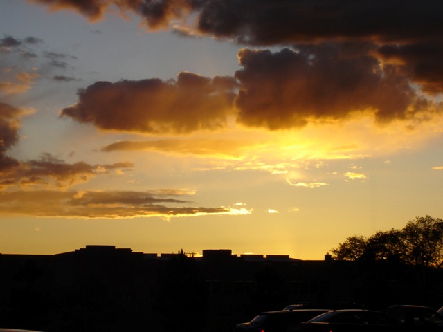 And fire in the sky...