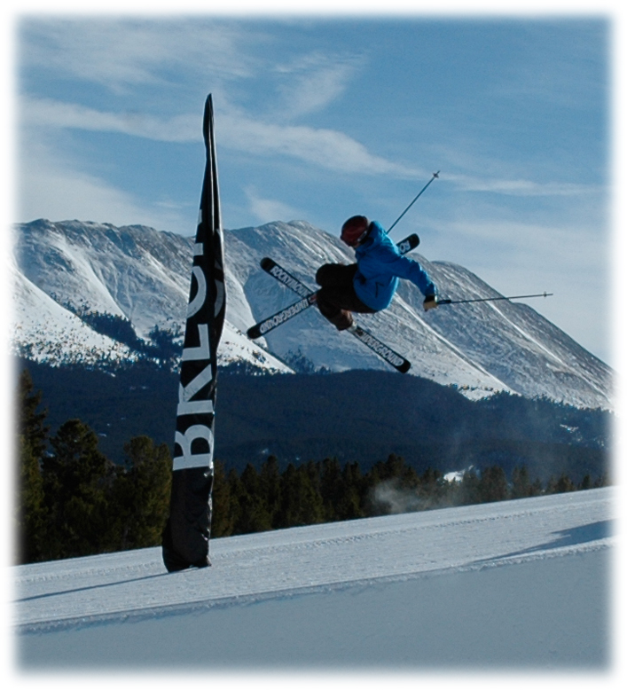 Another RMU Tele skier in Brecks pipe!