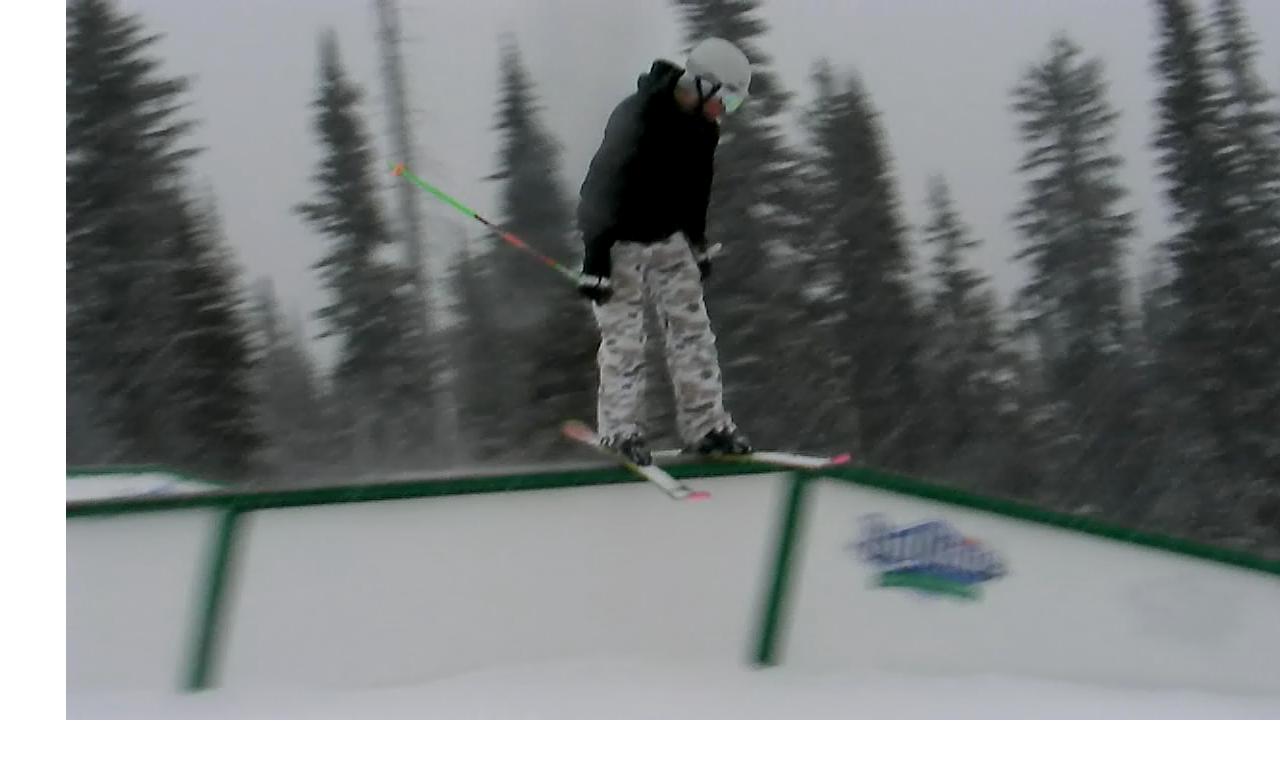 Another shot of the flat down rail at big white