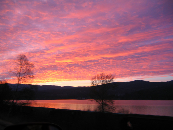 another sunset over lake cocalalha