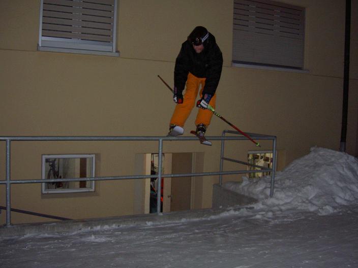 Another time the handrail