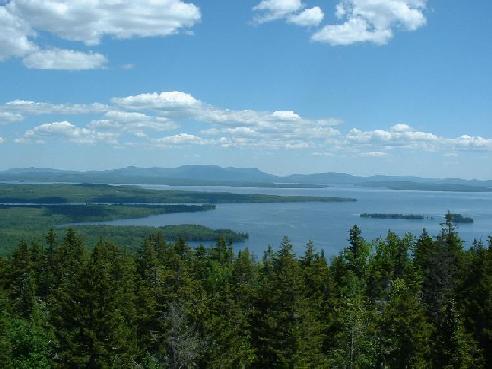 Another top view of Kineo. (A cooler one I think)