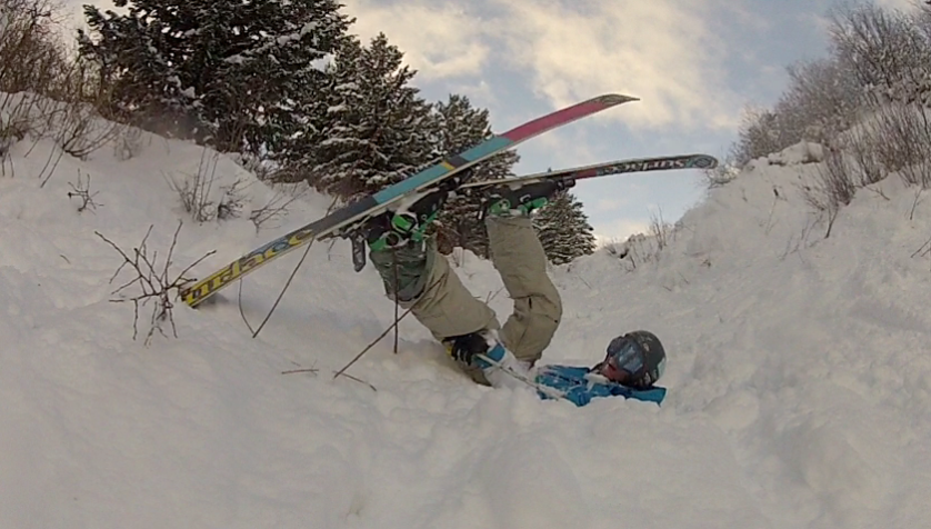 ant skien without a couple wipeouts