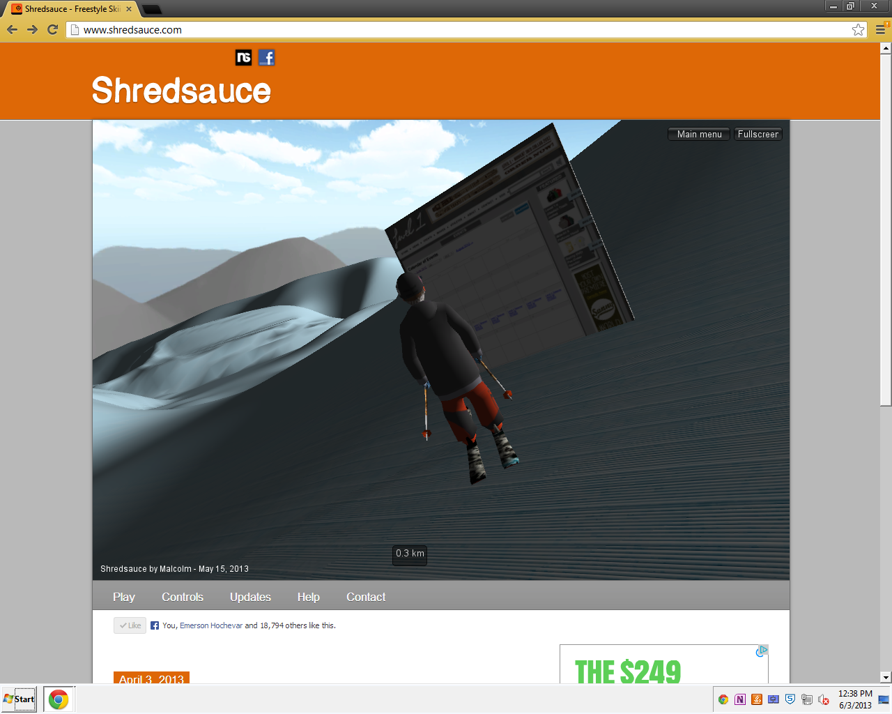 Anybody else find the calendar page on Shredsauce