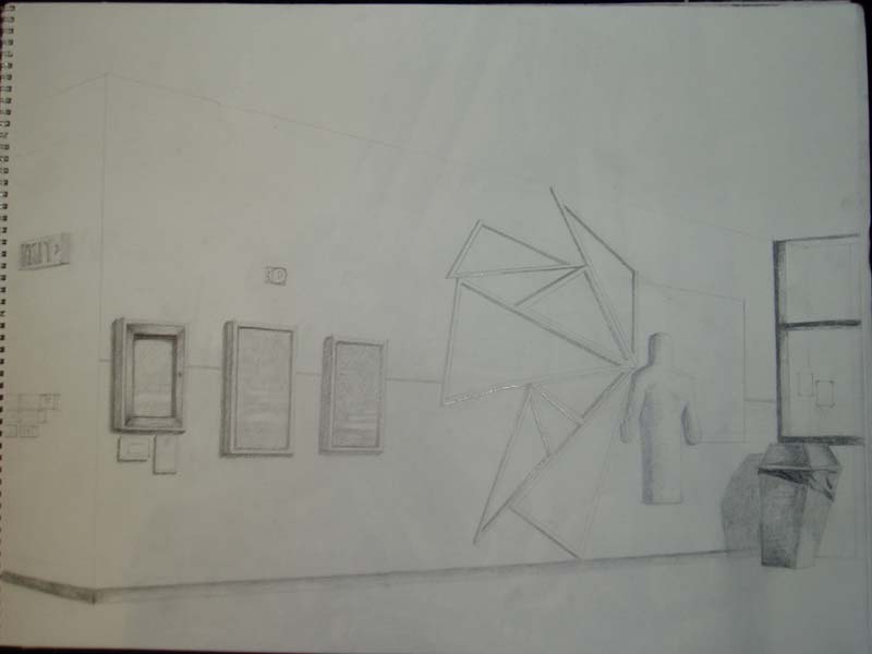 Art Gallery Lobby perspective