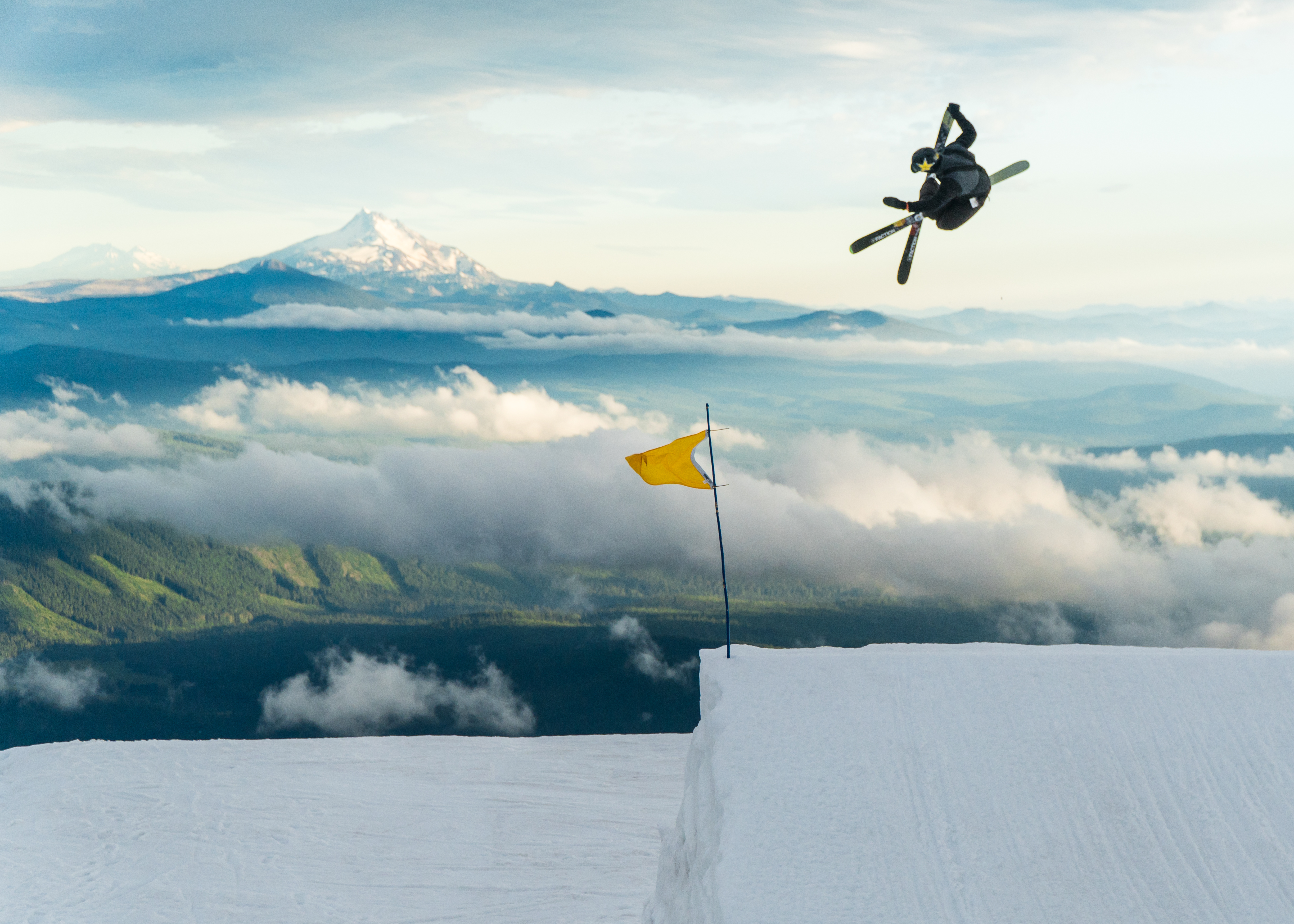 As the sun goes down.