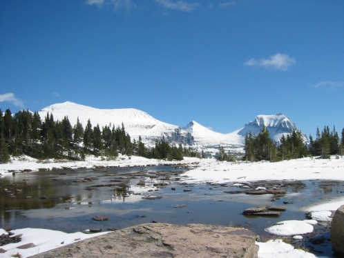 Assorted Snowy Mountains