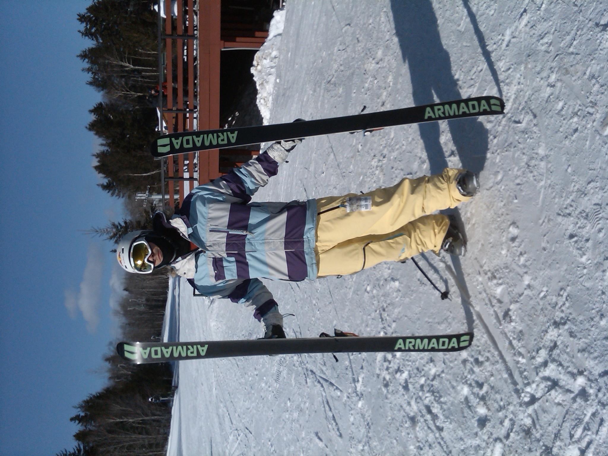 At mt. snow, cheesin pretty gay-like. Special Blend , Saga