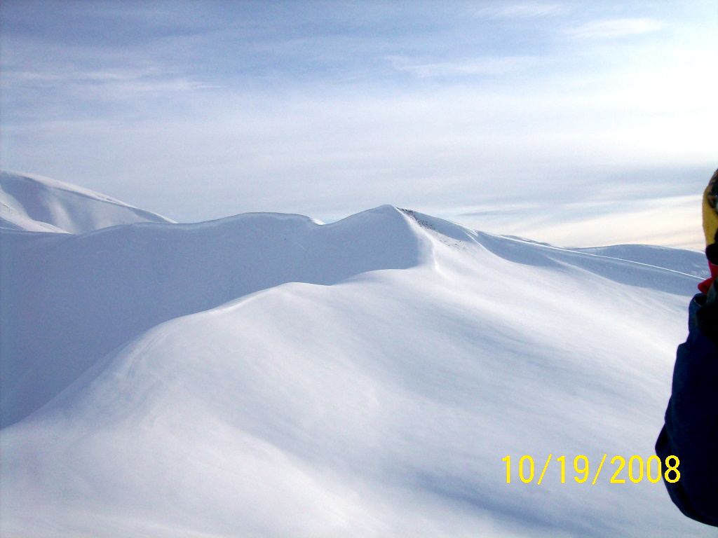 At the top and untouched