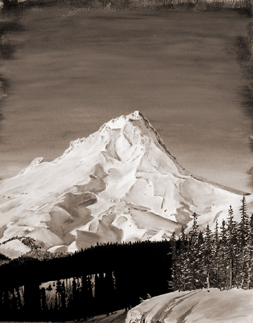 <b>New Mt. Hood Painting!</b>