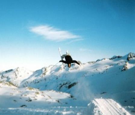 Back Flip in Blackcomb Backcountry