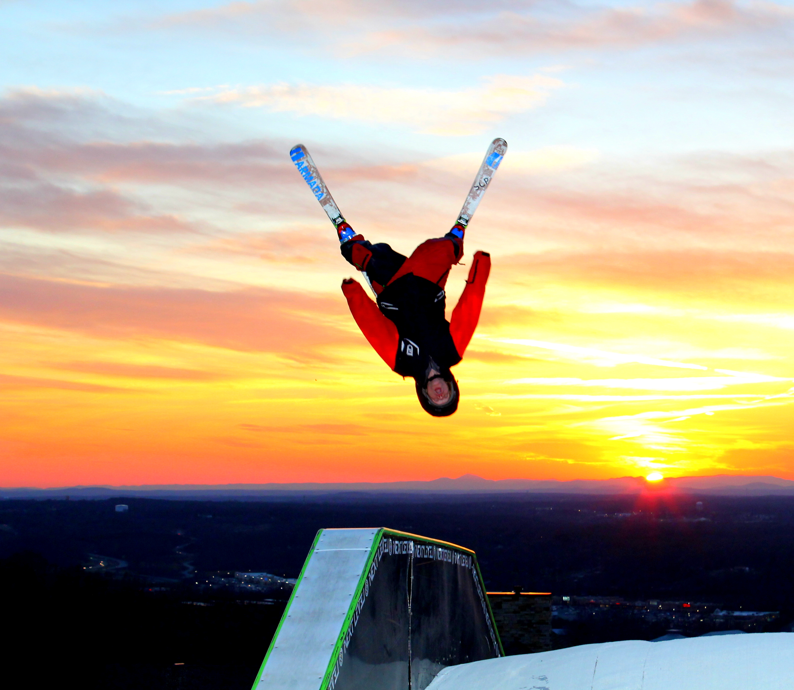 Back flip over the battleship
