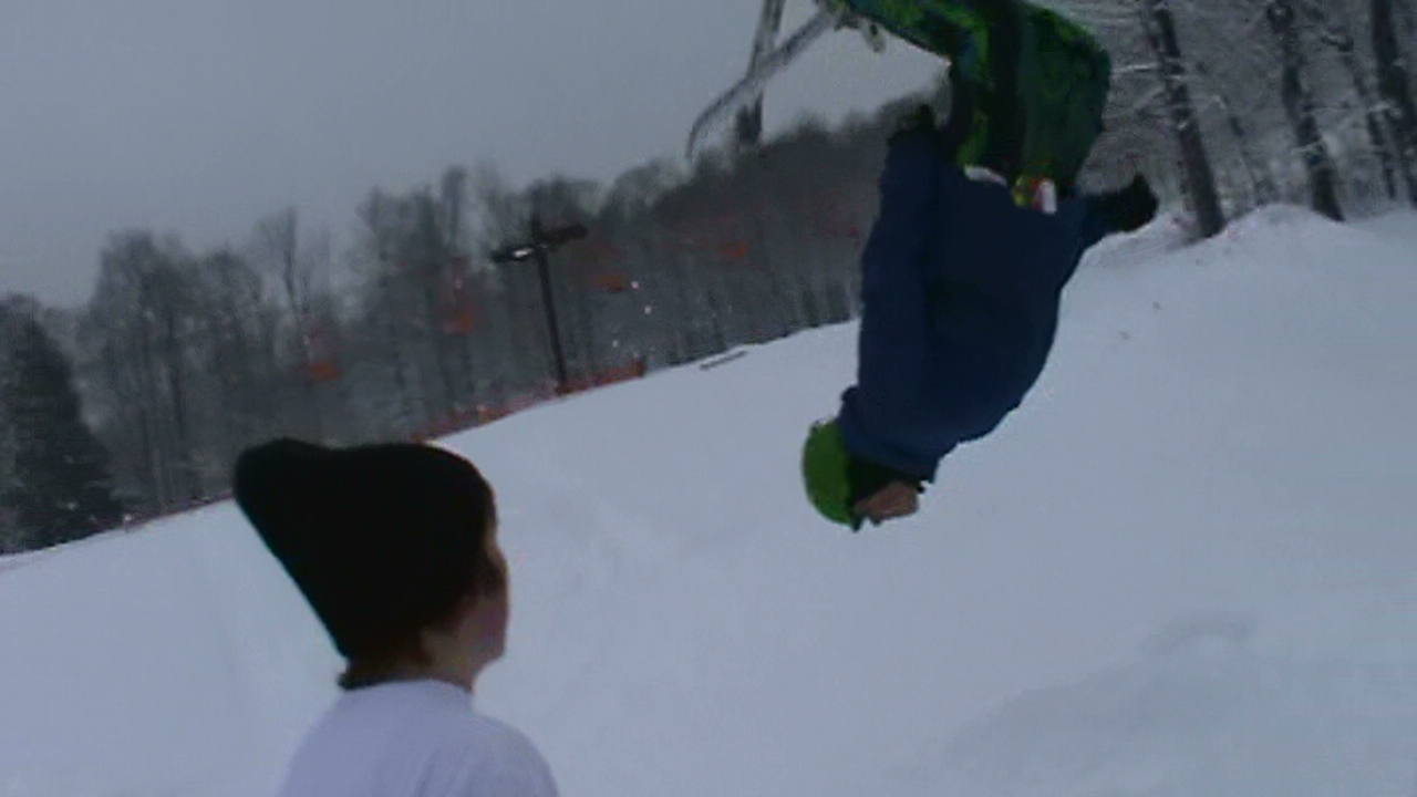 Back flippin with cross