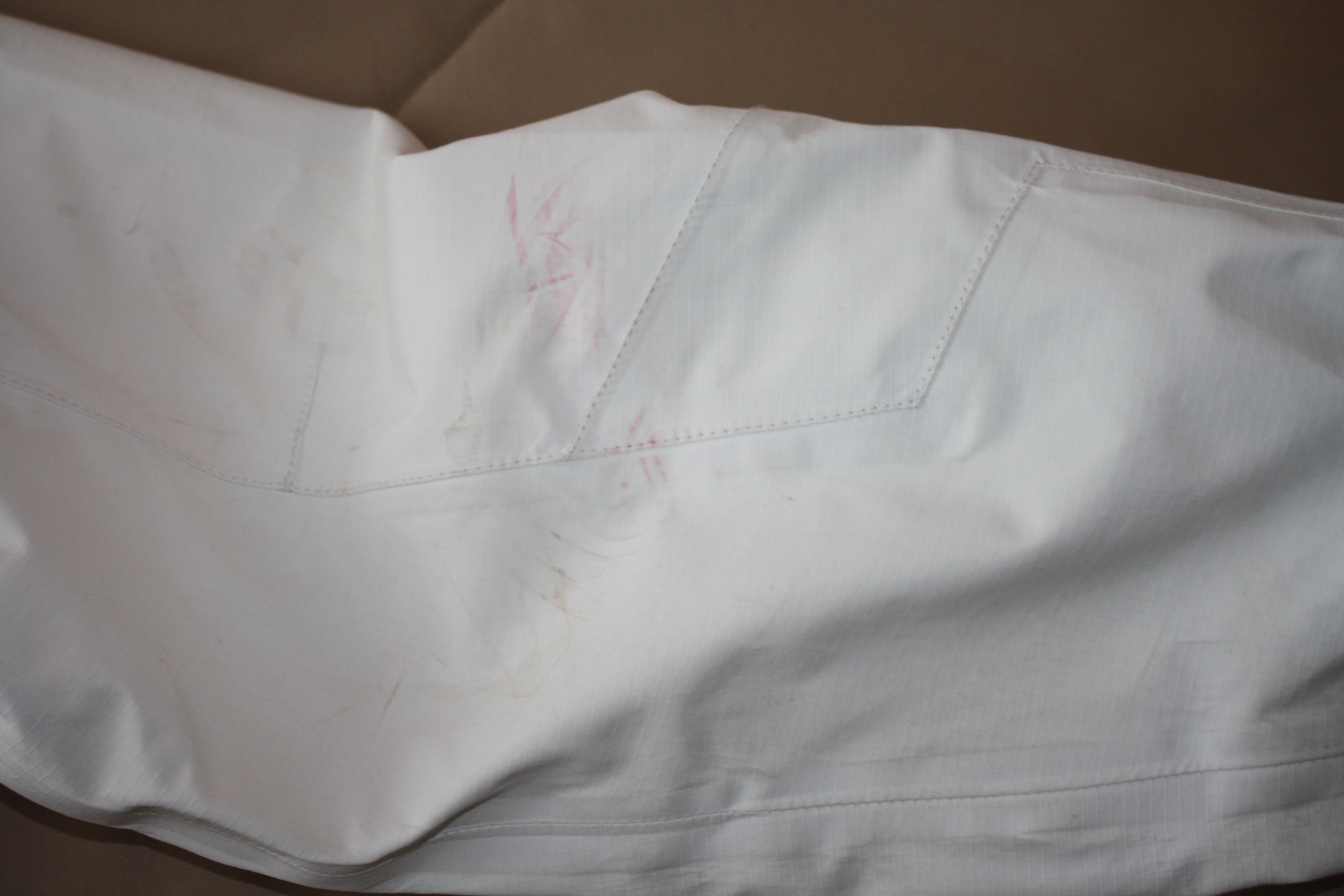 Back of left arm, no one looks at this