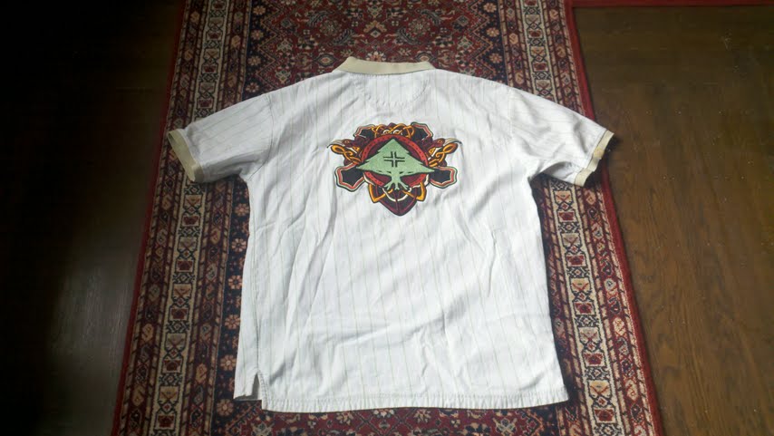 Back of LRG shirt