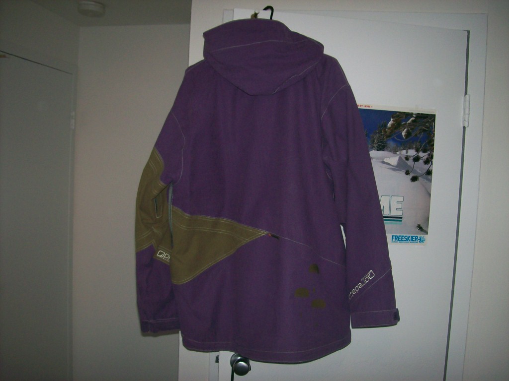 Back of predatorwear jacket