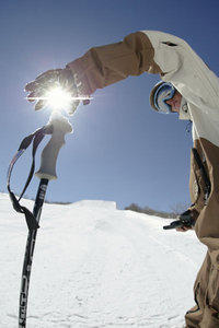 Back on sticks after that nasty femoral neck fracture.