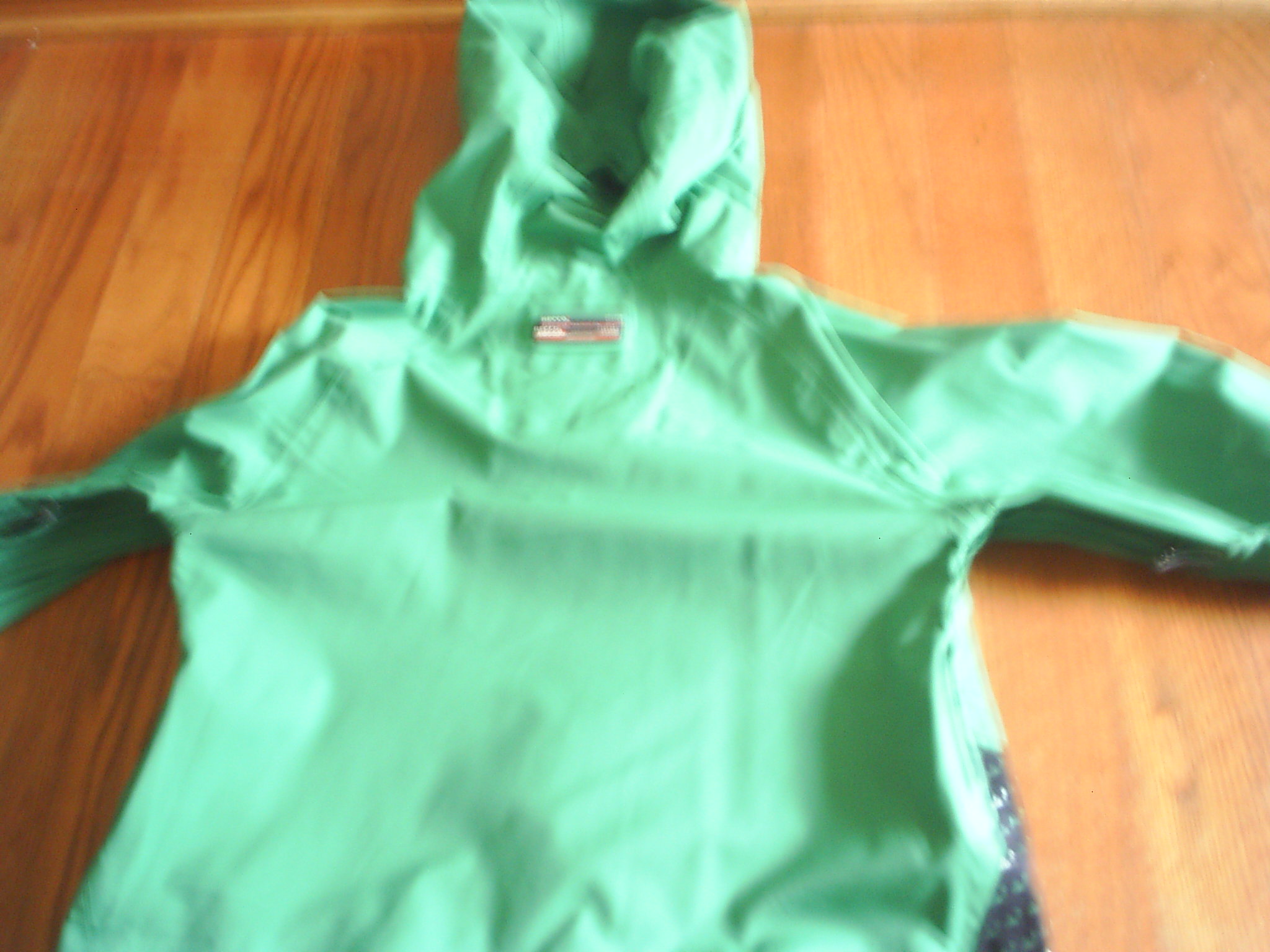 Back side of volcom jacket