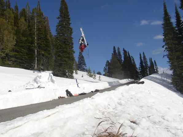 Back X double tail road gap