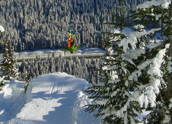 Backcountry backflip