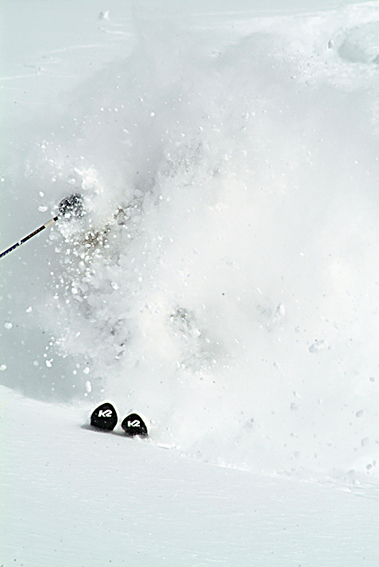 Backcountry powder in Niseko