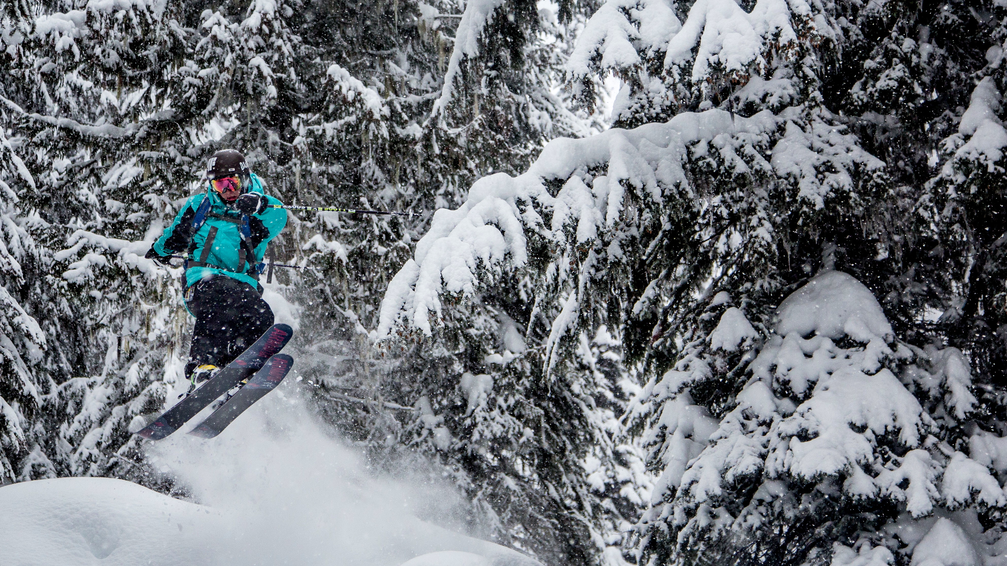 Backcountry skiing in BC