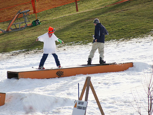 Backed up on the box