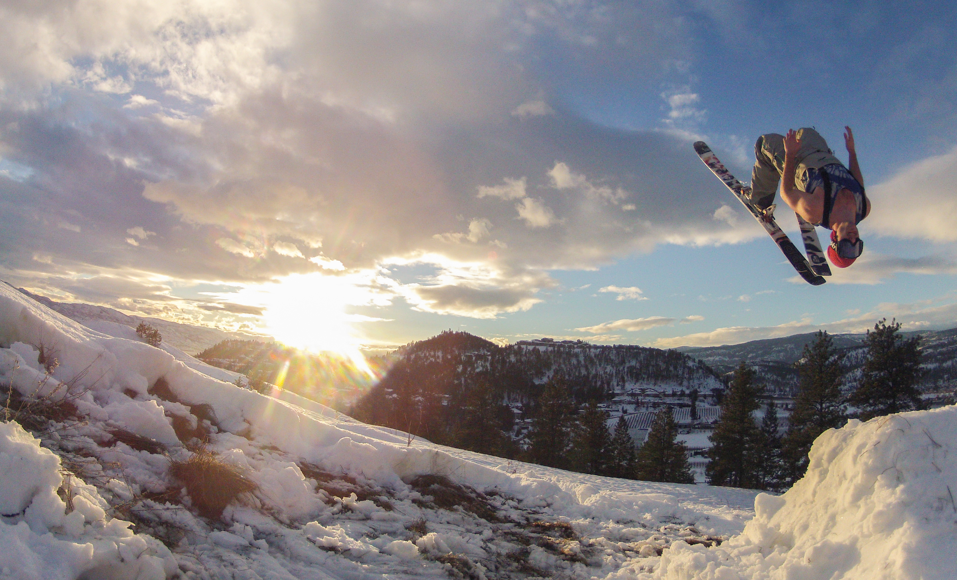 Backflip Above Kelowna