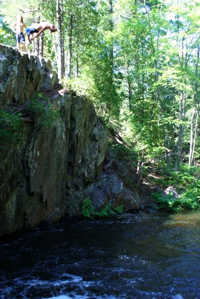 Backflip at the 35 footer
