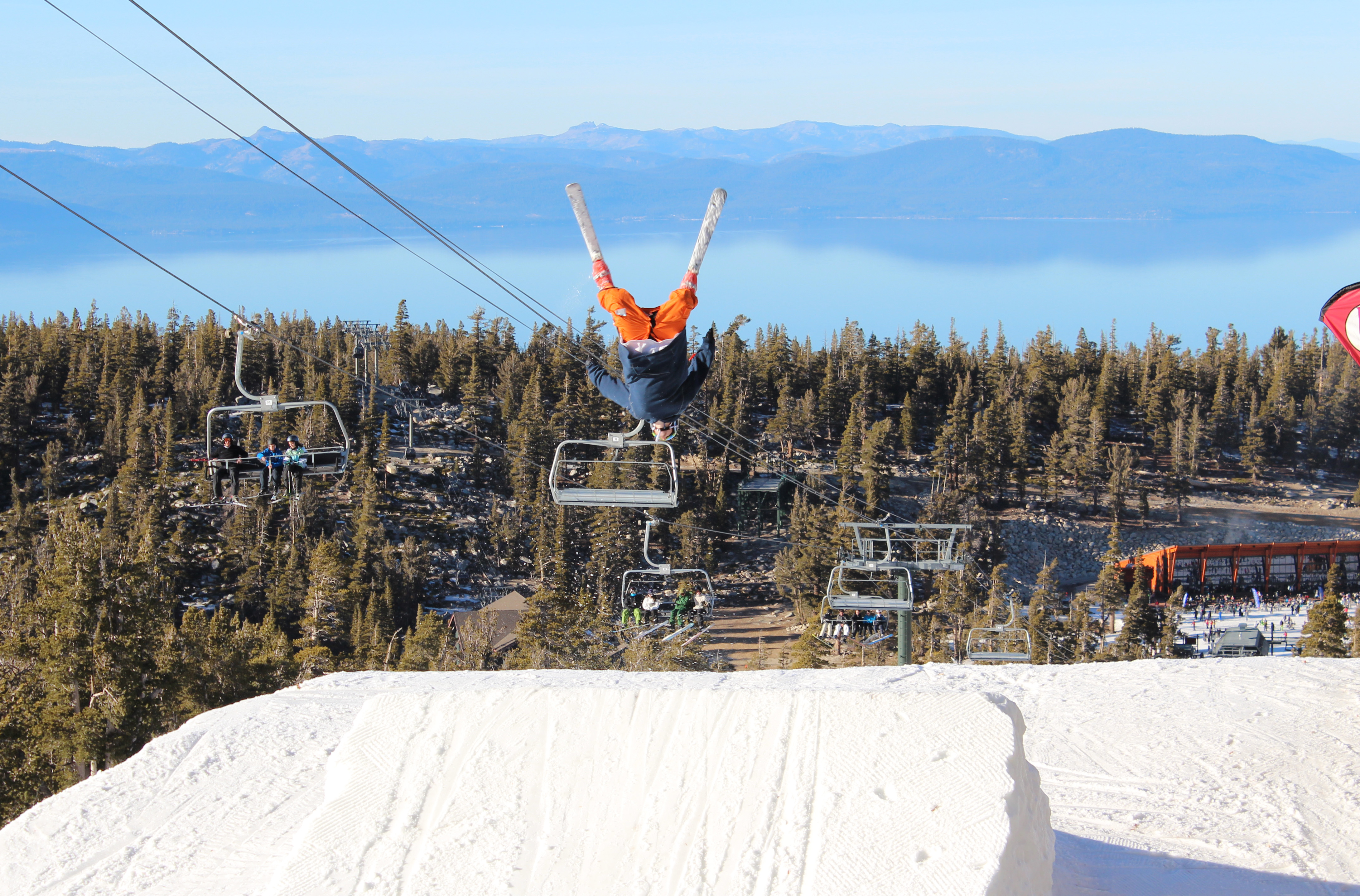 Backflip in Tahoe