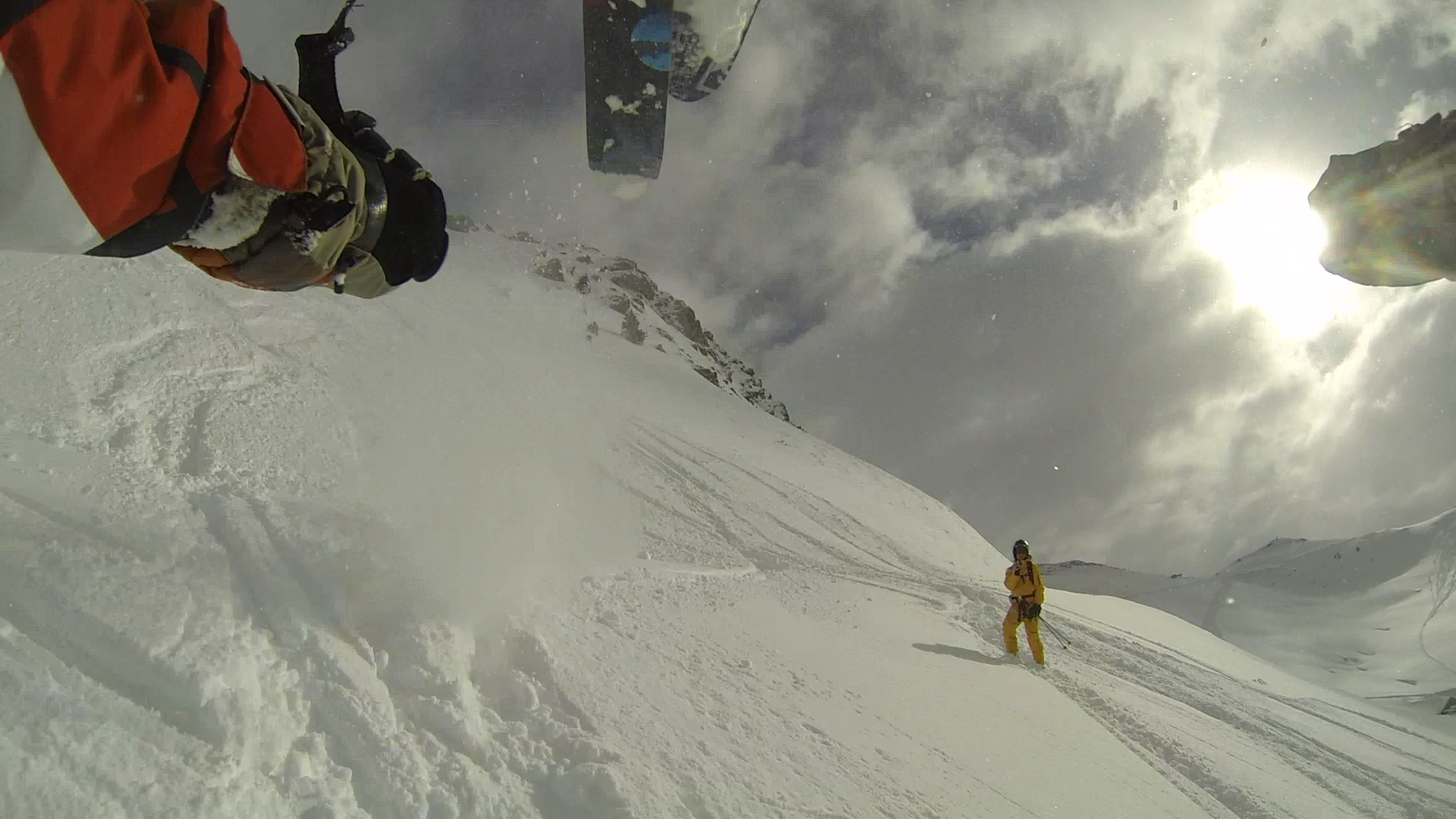 Backflip in the pow