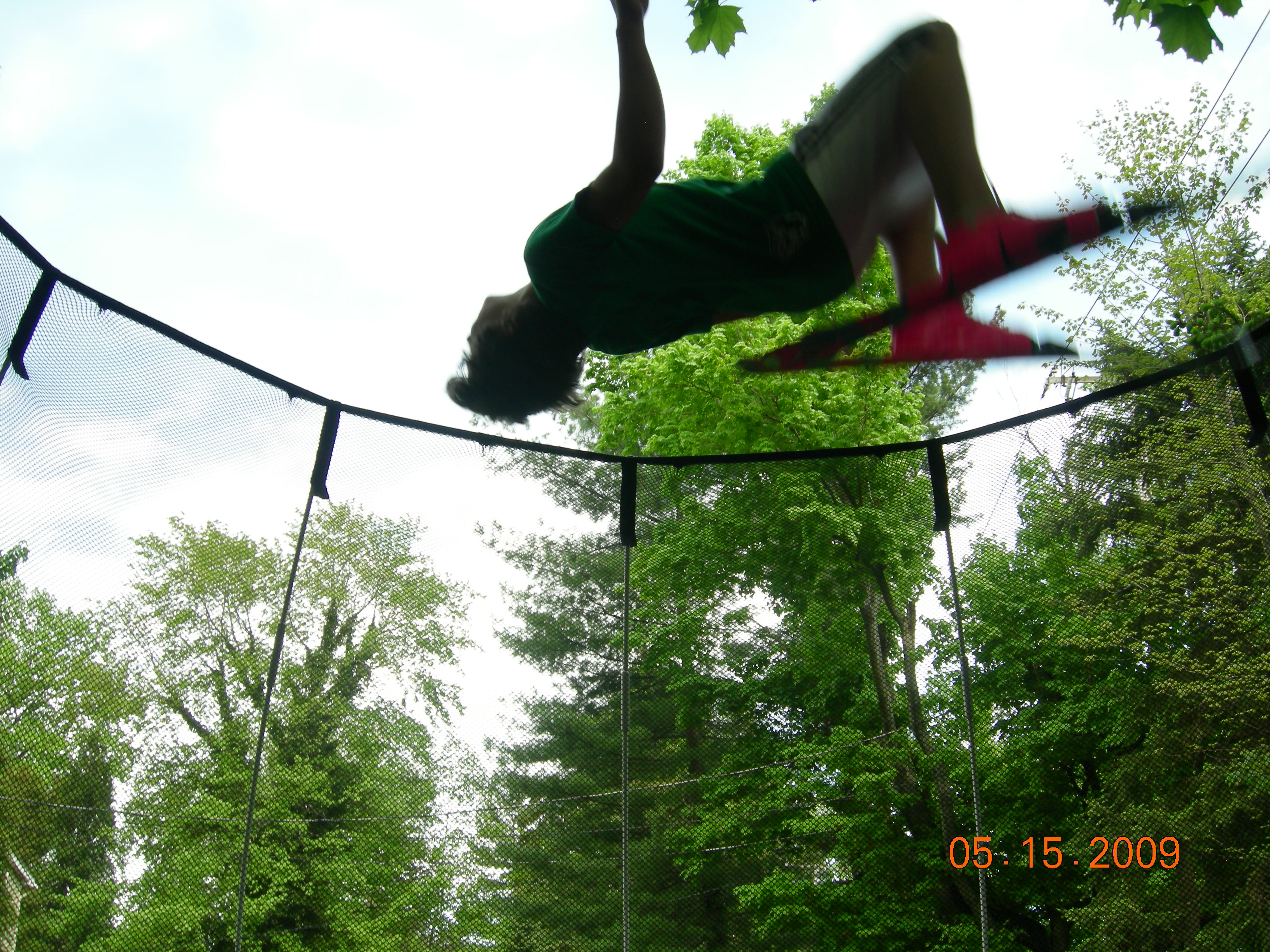 Backflip on tramp