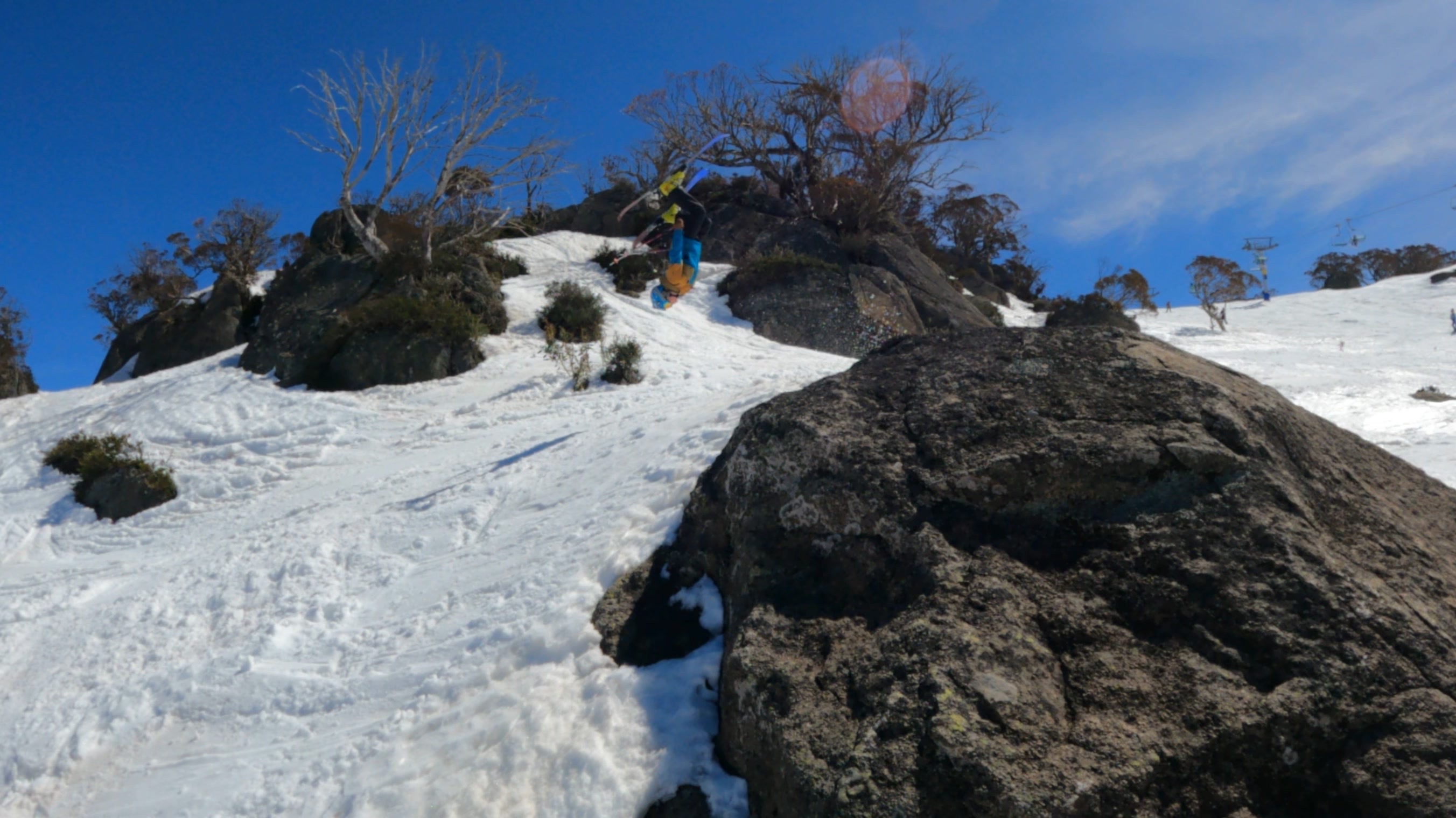 Backflip Over a Rock