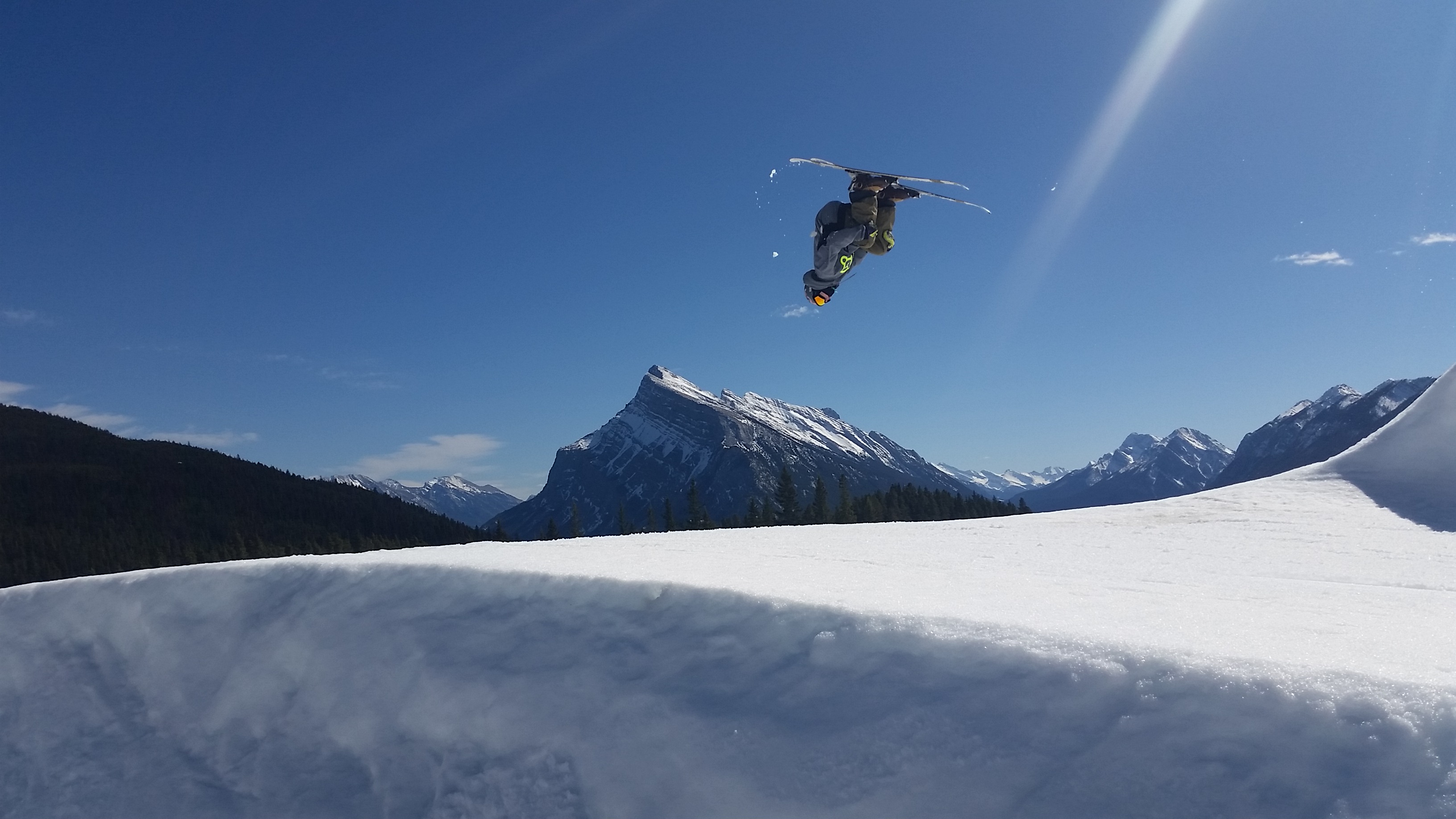 Backflip over Rundle