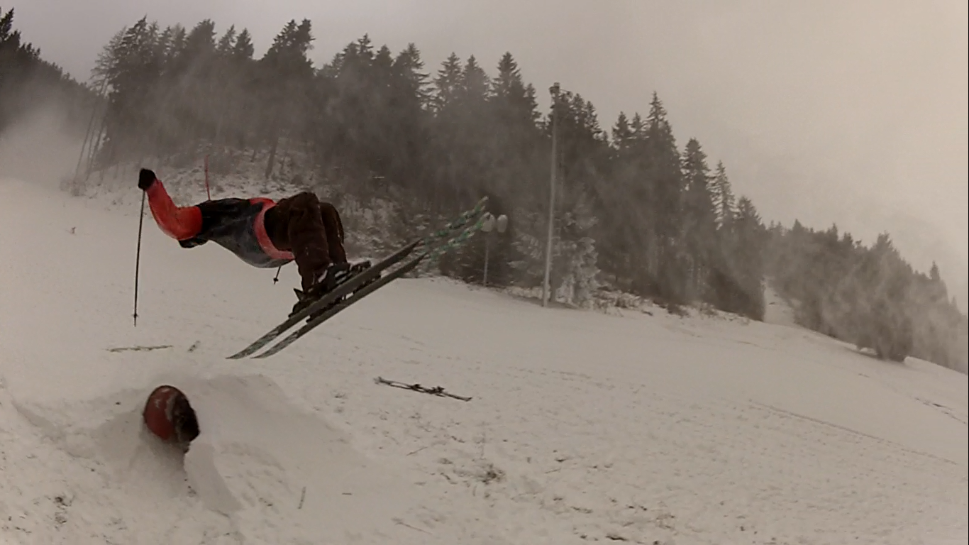 Backflip over the barrel