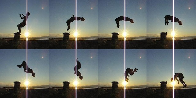 Backflip sequenz at the Beach