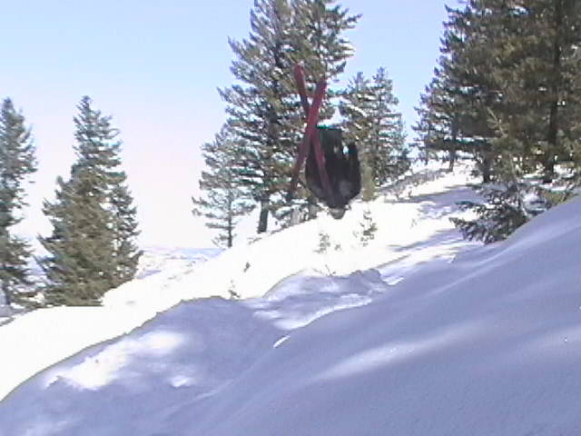 Backflip with a little cross