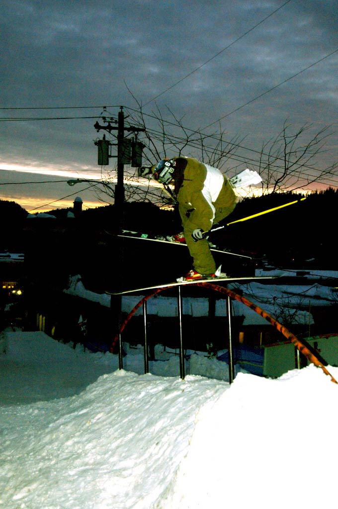 Backslide@ The Game Rossland Rail Jam