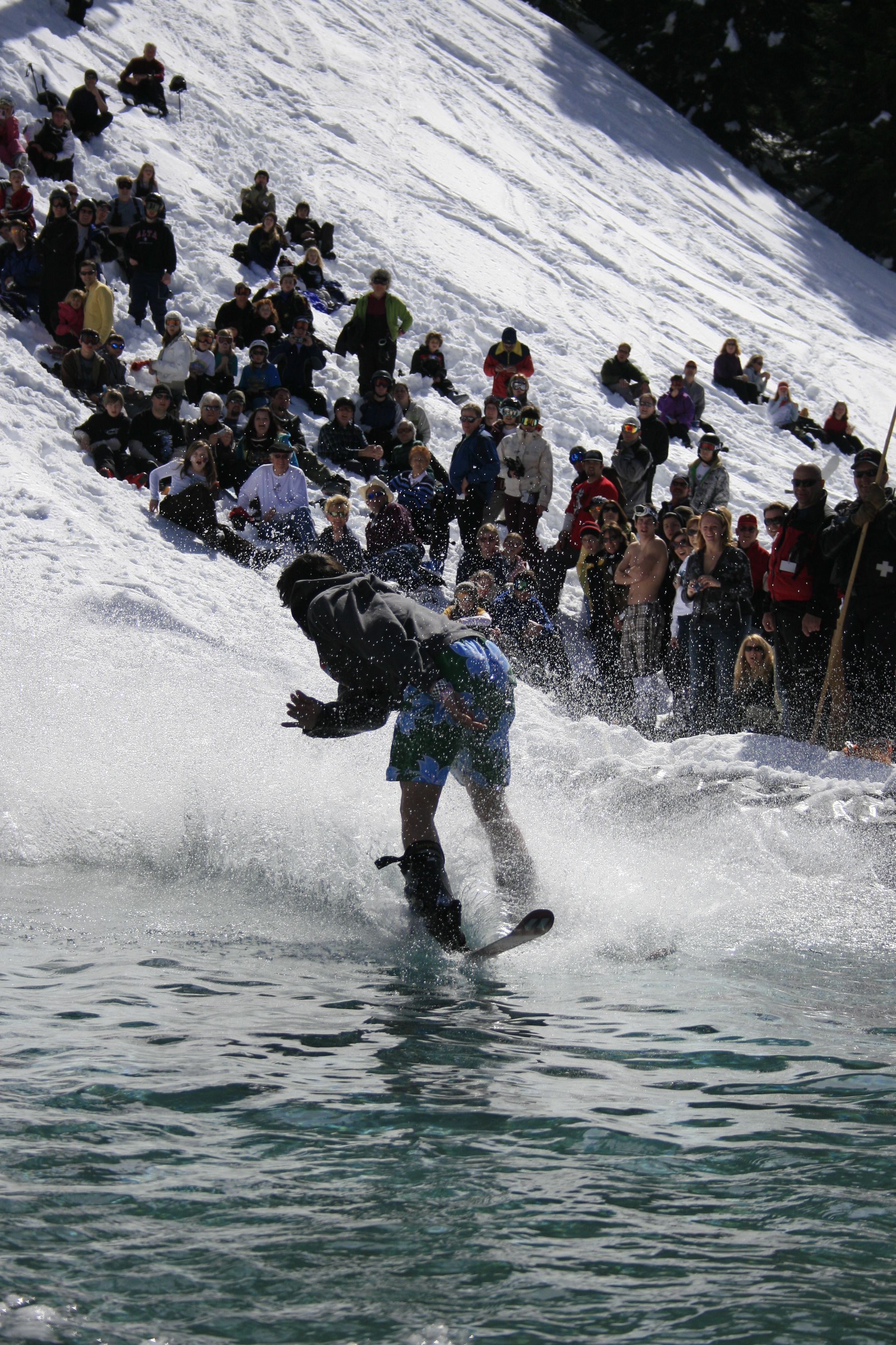 Backwards Pond Skim