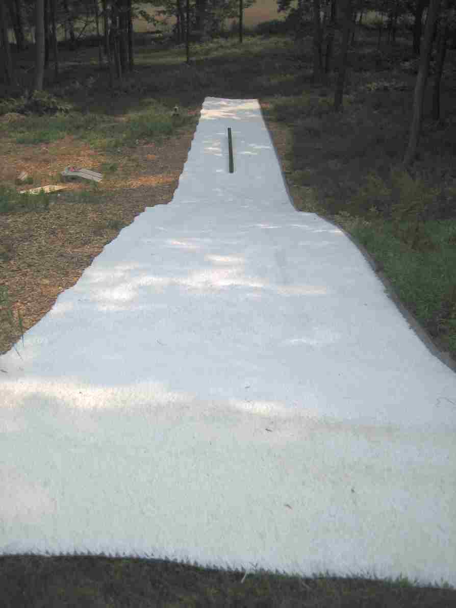 Backyard Park: Looking down run #1 from the top