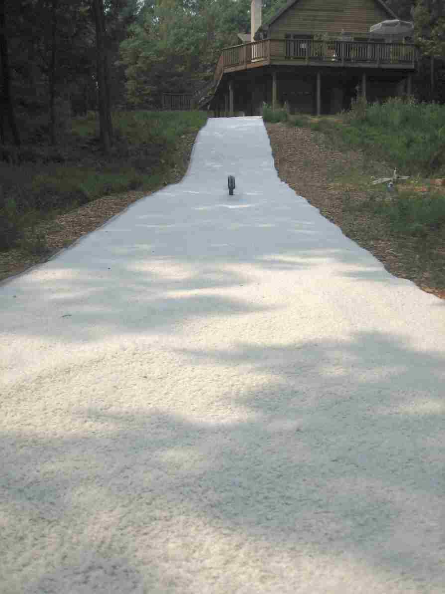 Backyard Park: Looking up the run #1 from the bottom.