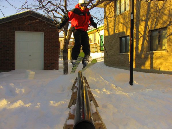 Backyard rail, another angle