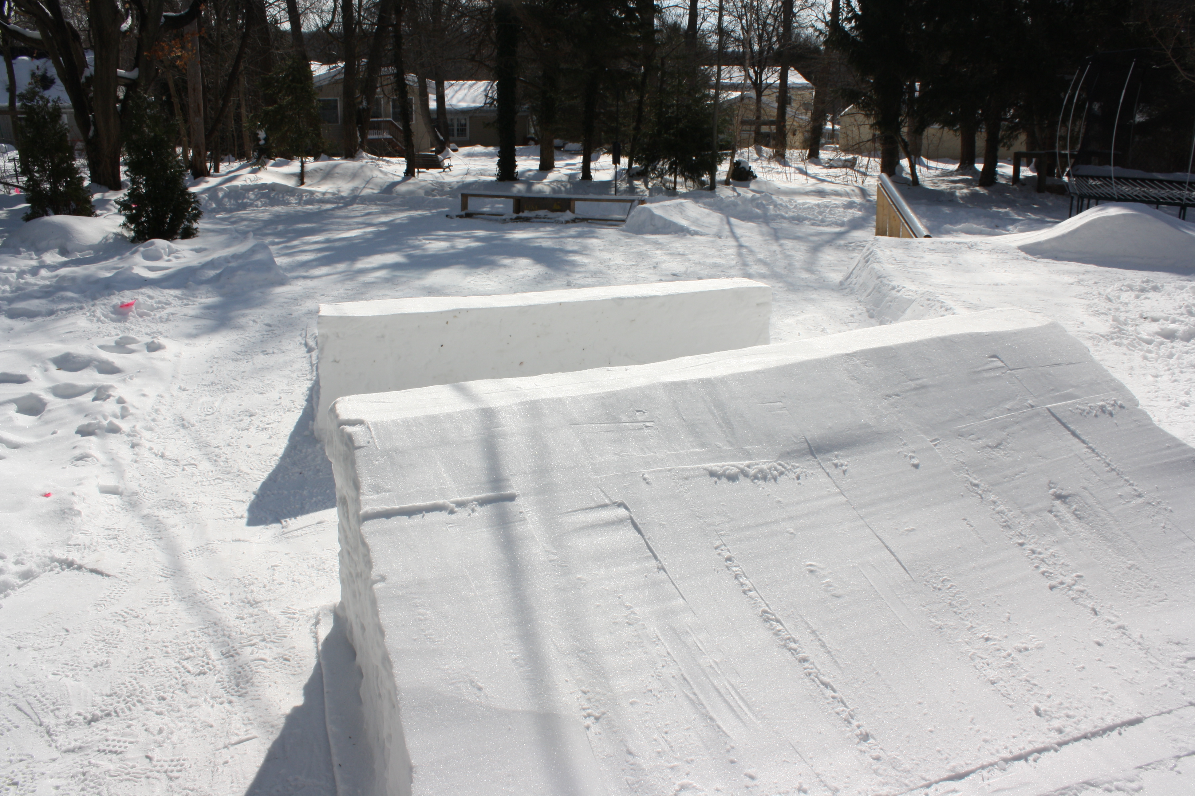 Backyard setup - 1 of 2