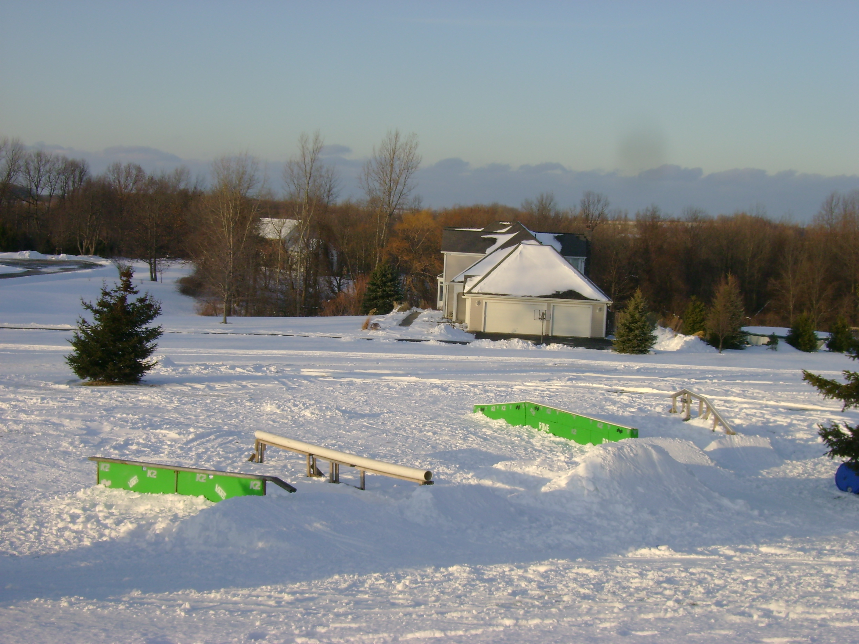 Backyard setup so far