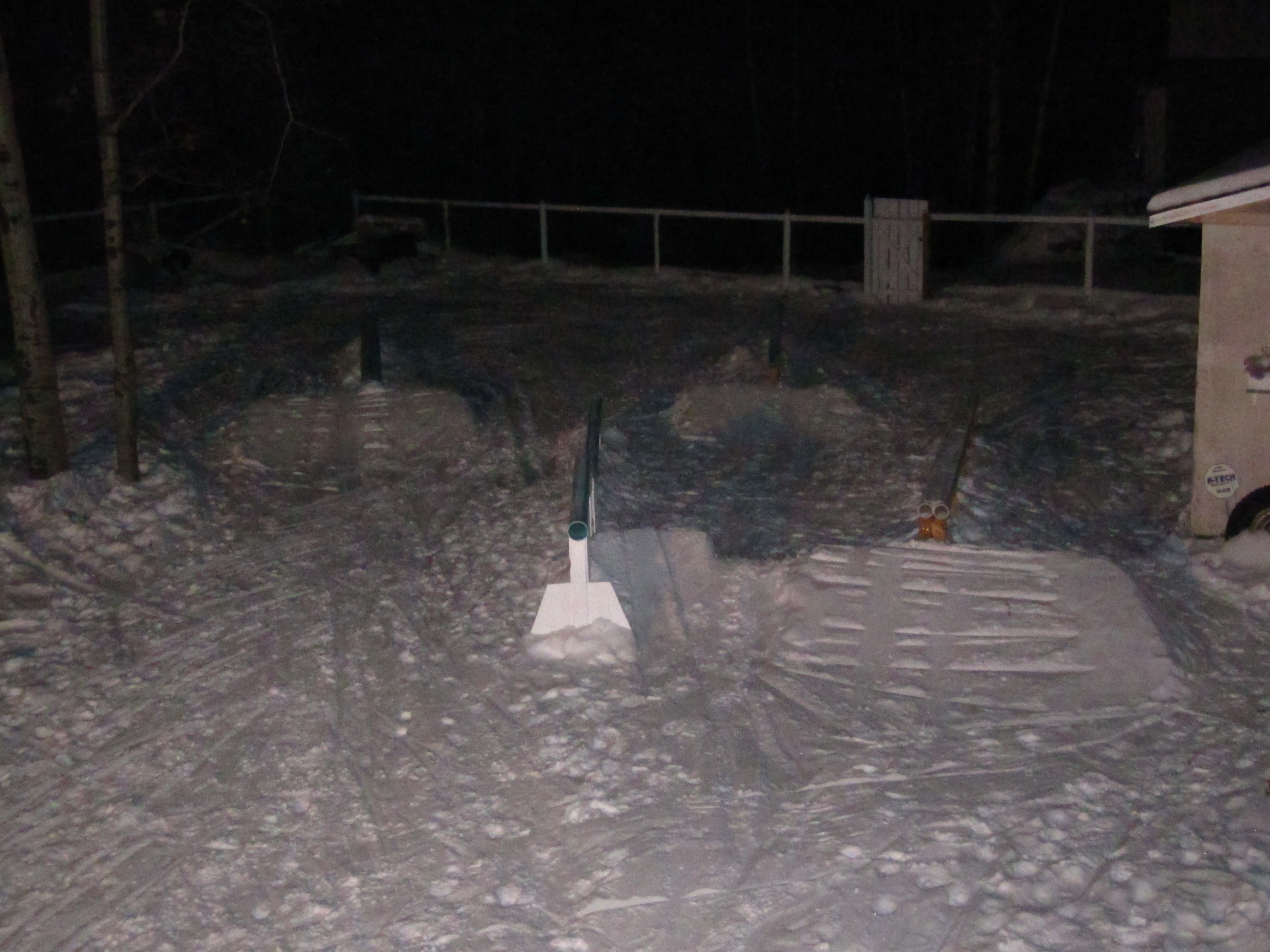 Backyard setup view from top of my drop in ramp