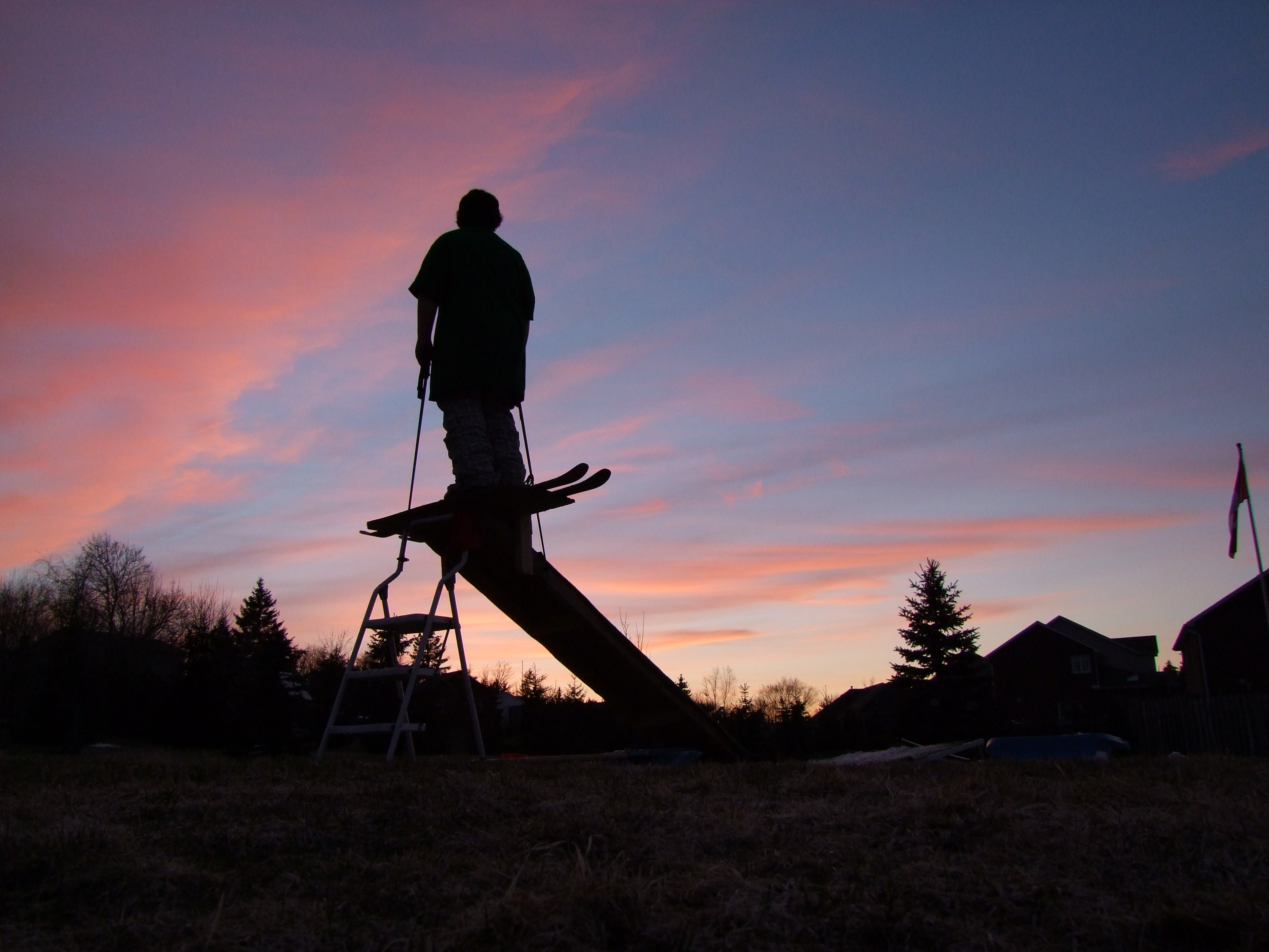 Backyard skiing - 2 of 5