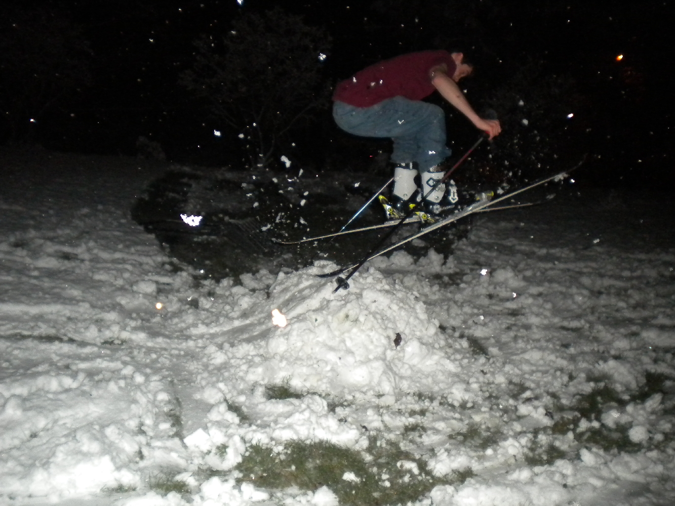 Backyard Skiing on April 18th - 21 of 27