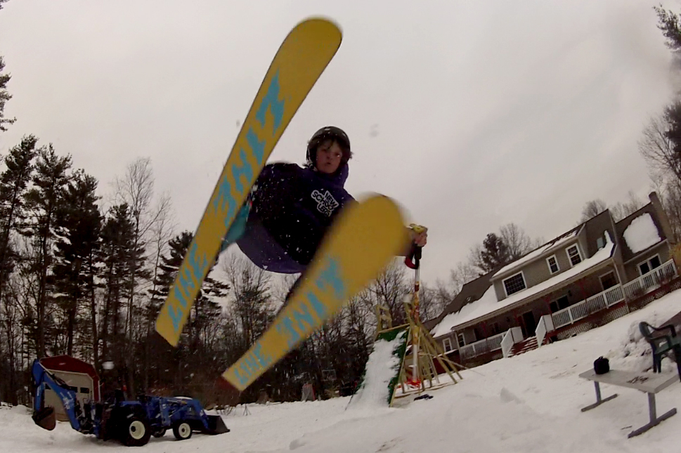 Backyard skiing transfer