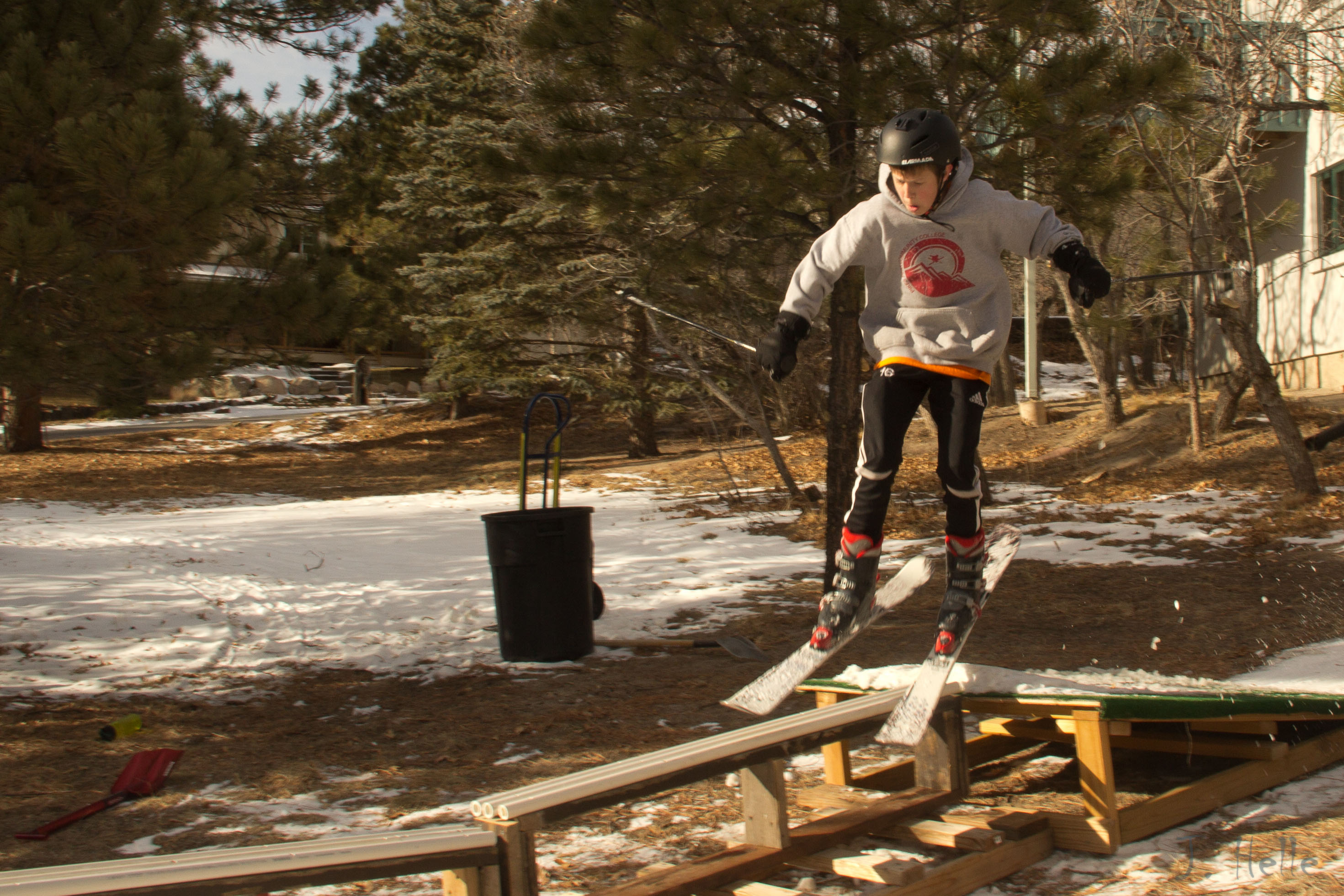 backyard skiing 