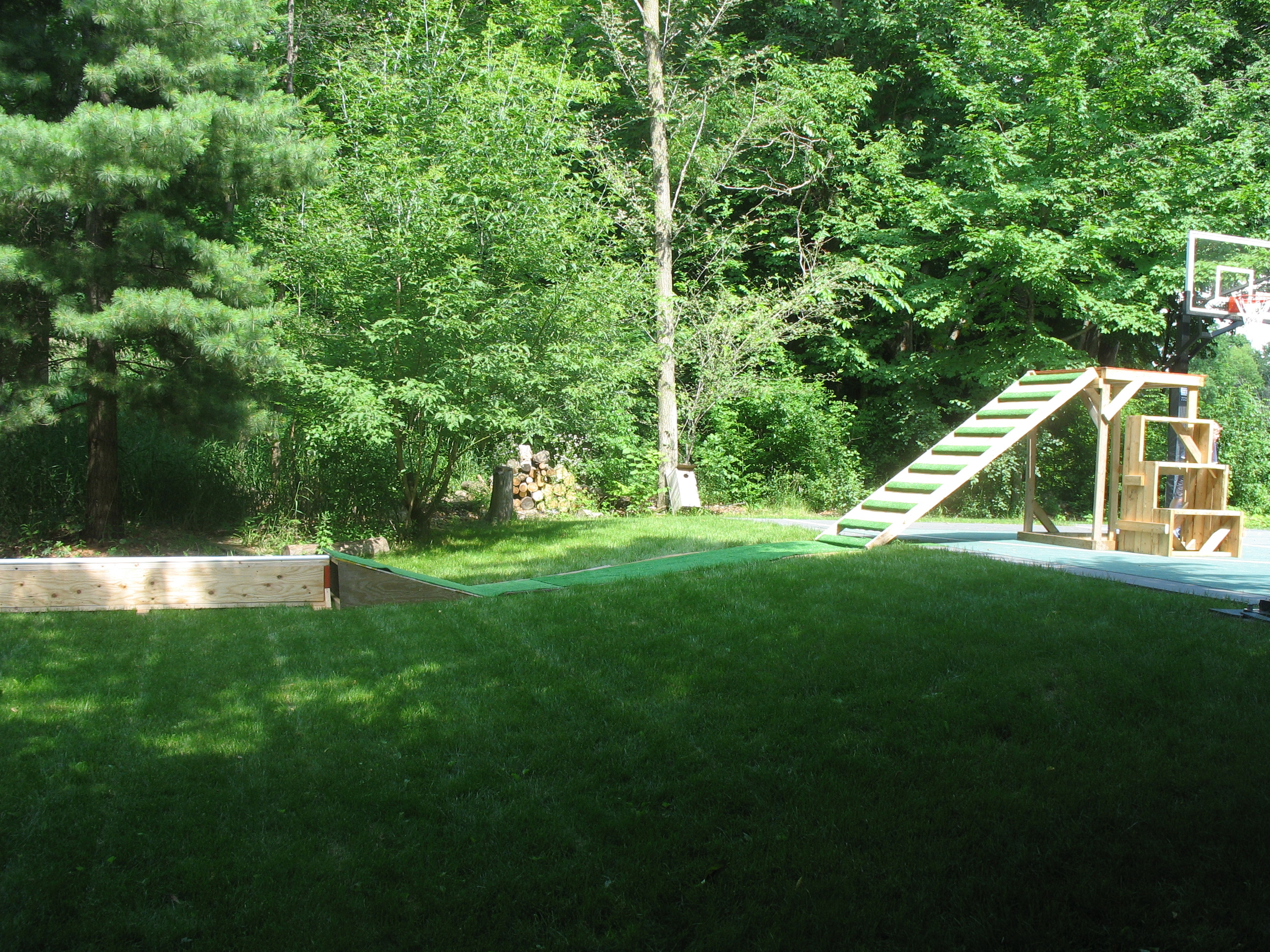 Backyard summer set up